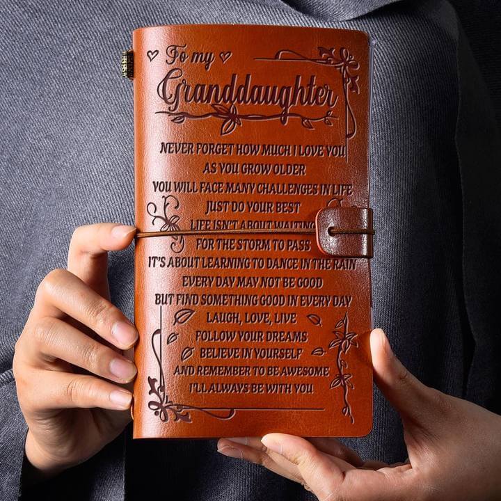 Vintage Engraved Diary
