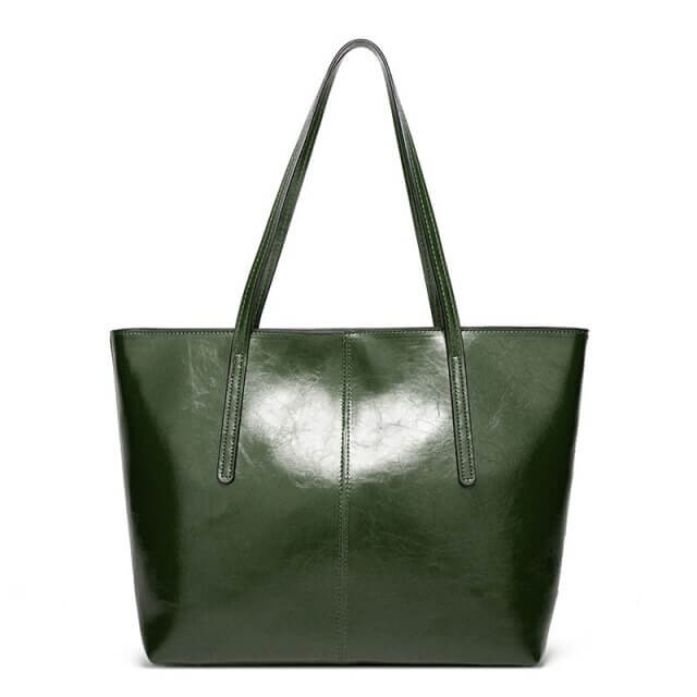 Vintage Leather Style Shopper Bag