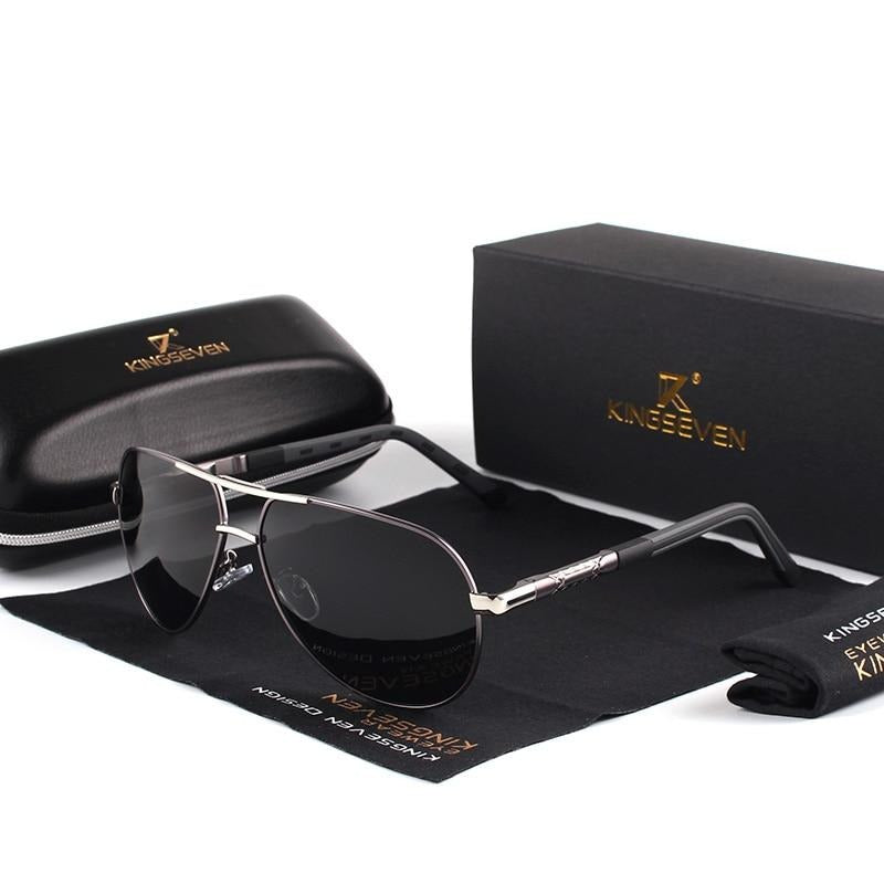 Vintage Polarized Aluminum Sunglasses for Men