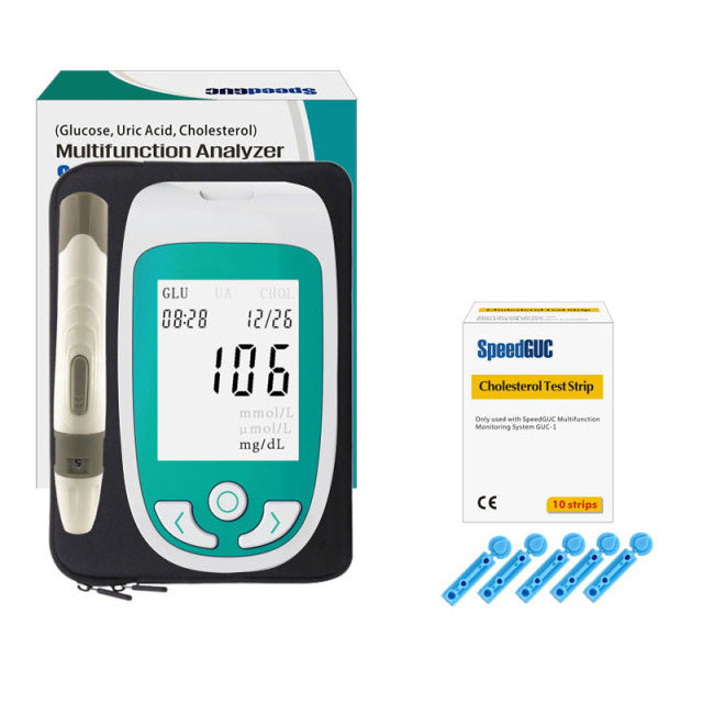 VitalTrack Home Health Monitor for Cholesterol, Glucose, and Uric Acid