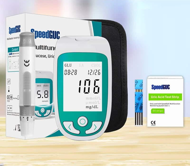 VitalTrack Home Health Monitor for Cholesterol, Glucose, and Uric Acid