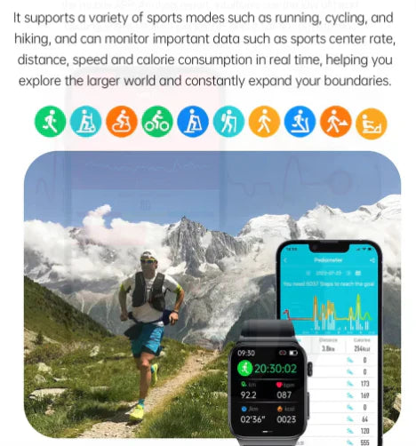 VitaSense Diabetes Monitoring Smartwatch for Daily Management