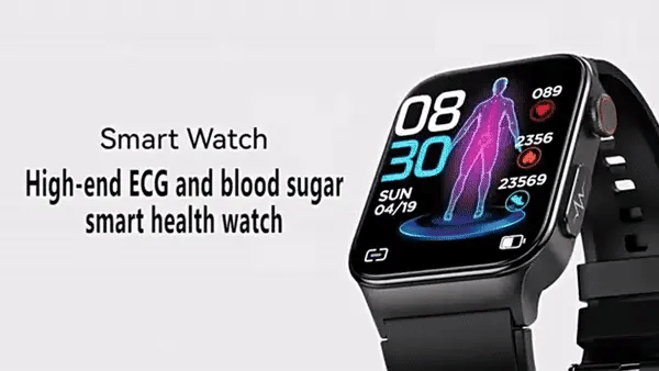 VitaSense Diabetes Monitoring Smartwatch for Daily Management