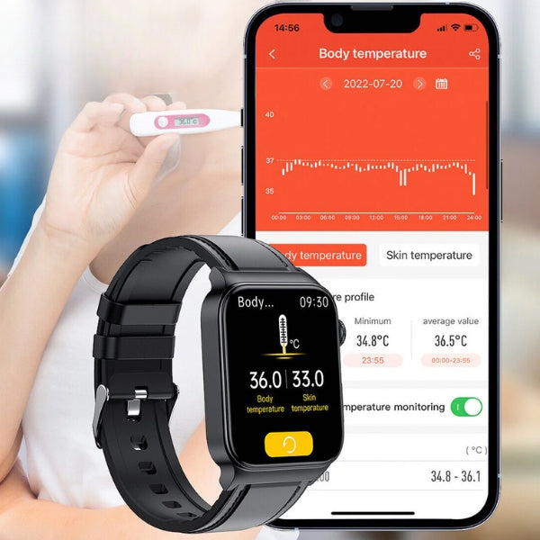 VitaSense Diabetes Monitoring Smartwatch for Daily Management
