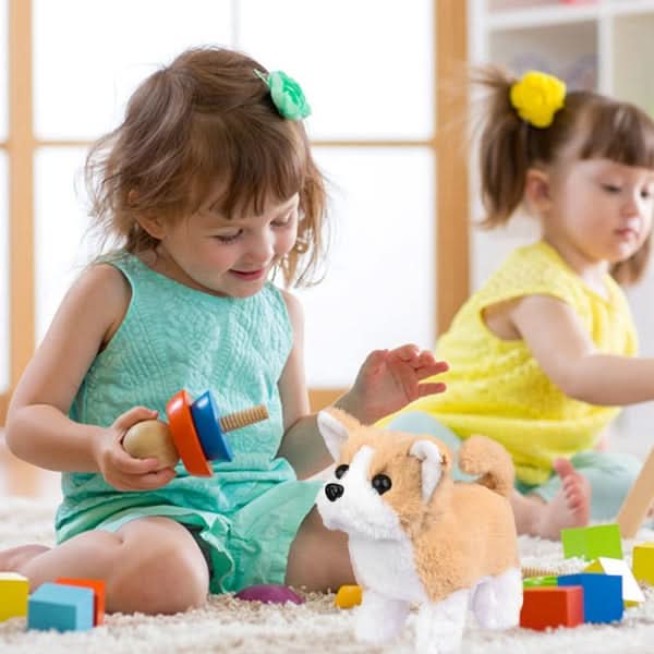 WAGGOPAL – Movable Plush Dog for Imaginative Play Fun