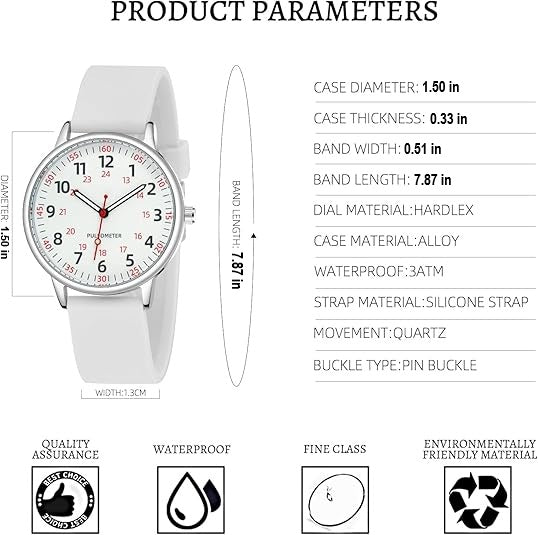 Waterproof Nurses Watch - Femke