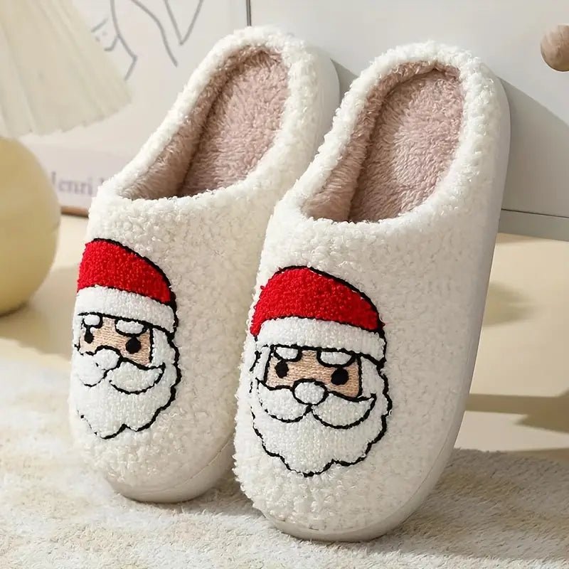 WINTERHOOF – Warm, Non-Slip House Slippers with Deer Motif for Winter