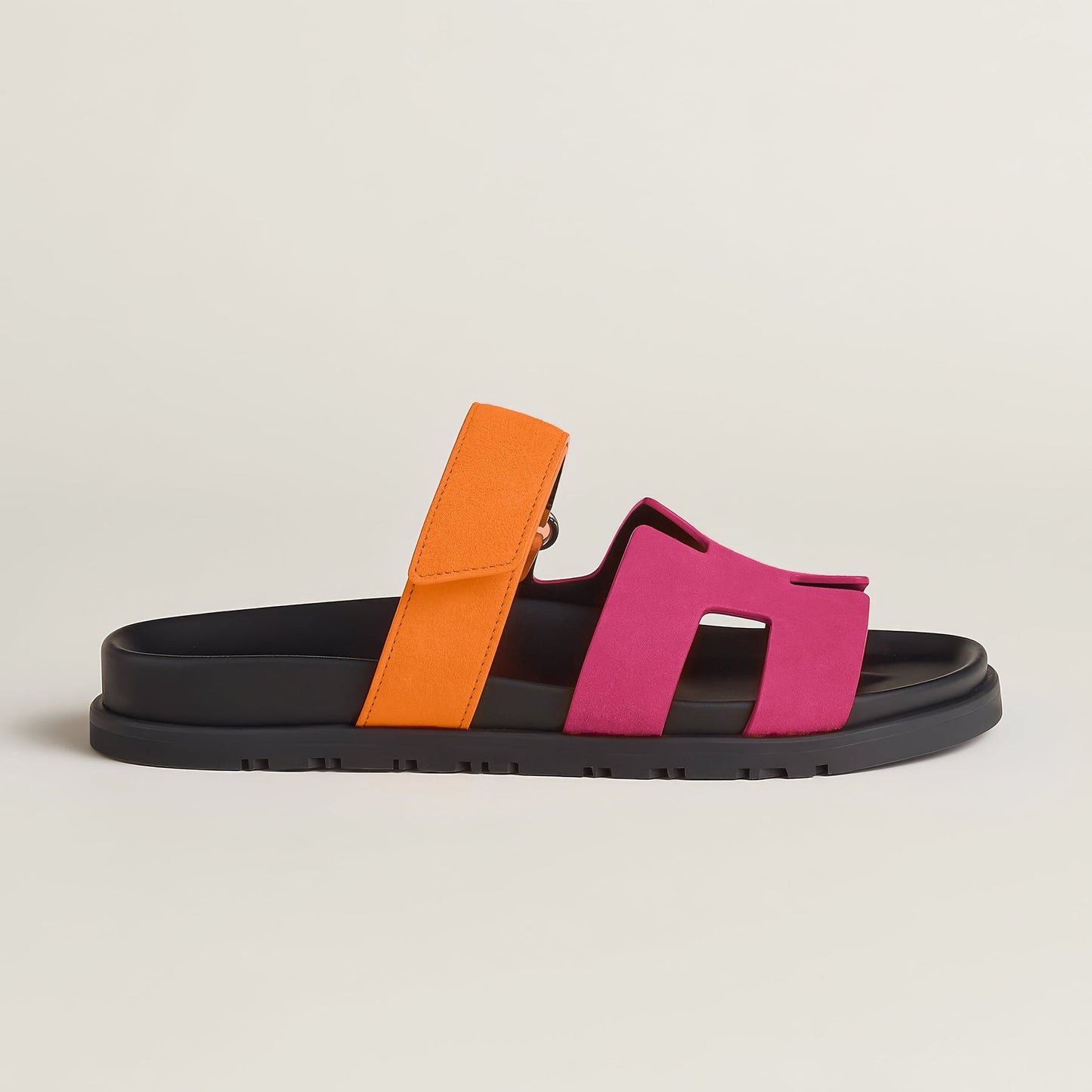 Women's Slippers with Modern Cutout Strap