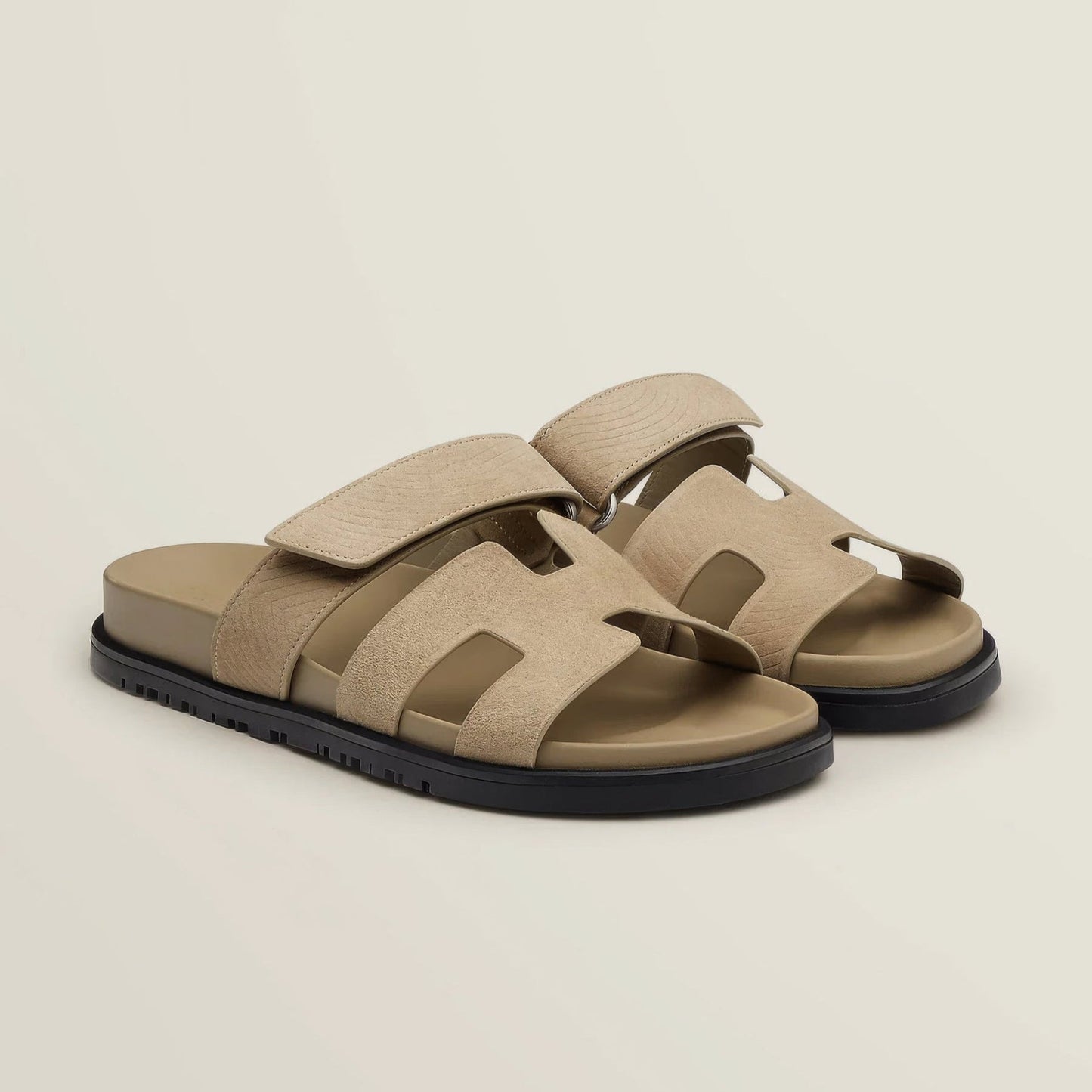 Women's Slippers with Modern Cutout Strap